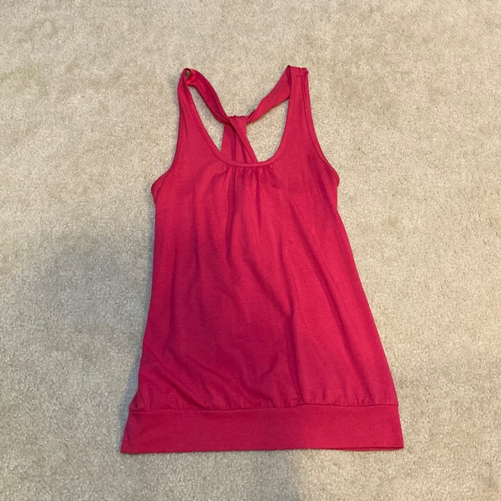 Hot pink tank top